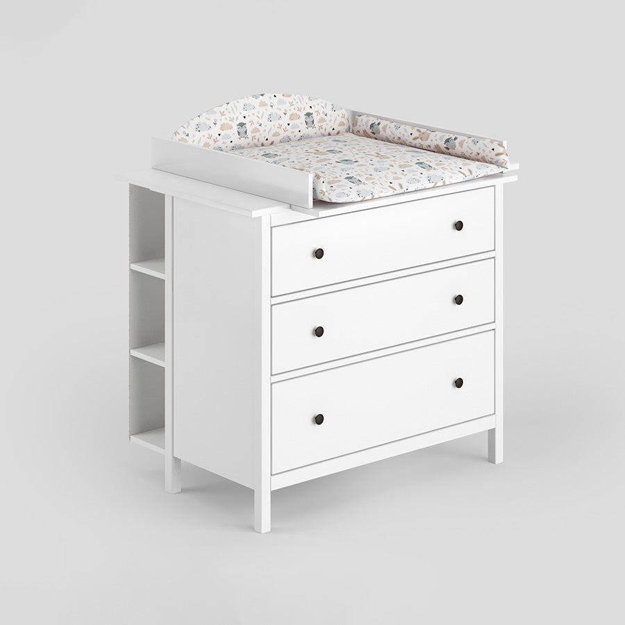 Wickeltisch Set Hemnes mit Stauraumregal